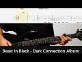 Beast in black  dark connection album intro guitar riffs with tabsfirst 5 songs  october metal