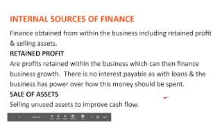 LEARNING AIM C KEY CONCEPT REVISION. BTEC PROMOTION & FINANCE FOR ENTERPRISE.