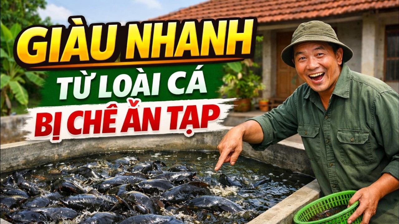 Mô Hình Nuôi Cá Trê Trong Bể Xi Măng | Ít Vốn – Dễ Nuôi – Giàu Nhanh Ở Quê