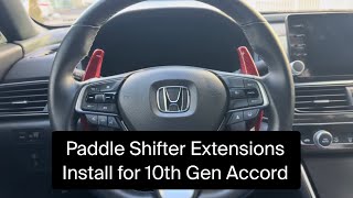 Installing Paddle Shifter Extenders For Honda Accord 2018-2022