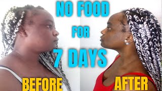 7 DAY WATER FAST - NO FOOD FOR A WEEK // Before & After