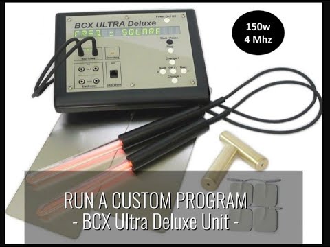 BCX Deluxe Rife - Run a Custom Program