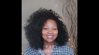 Achieve Versatile Curls Instantly with This Half Wig |Doha #syntheticwigs #naturalbeauty