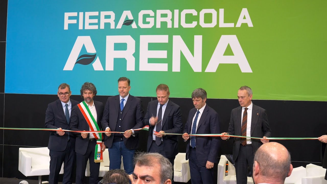 116° Fieragricola: taglio del nastro con il ministro Lollobrigida