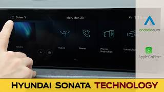Media Screen in the Hyundai Sonata // CarPlay, Android Auto, Tricks, Reboot and more (2024-2026) screenshot 2