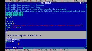 do while loop program in c language #dowhileloop #dowhile #cprogramming
