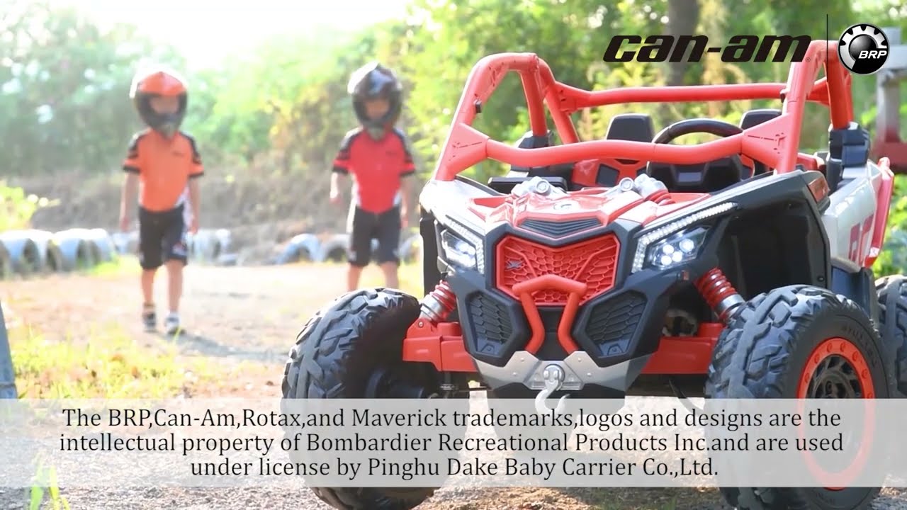 Licensed Can-am 24V 2seater kids Ride-on UTV dune buggy.