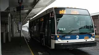 MTA NYCT Bus: 2015 NovaBus LFS #8188 On The S44