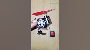 Rotating fan project with drone motor