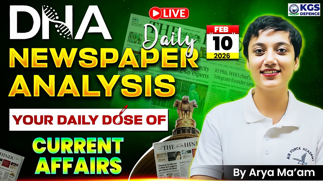 10 February 2026 Newspaper Analysis | February Daily Current Affairs ...