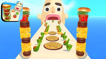 Sandwich Runner, Gameplay, Walkthrough, IOS, ANDROID