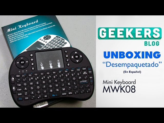 Mini Keyboard Rii i8+ MWK08 - Review en Español 