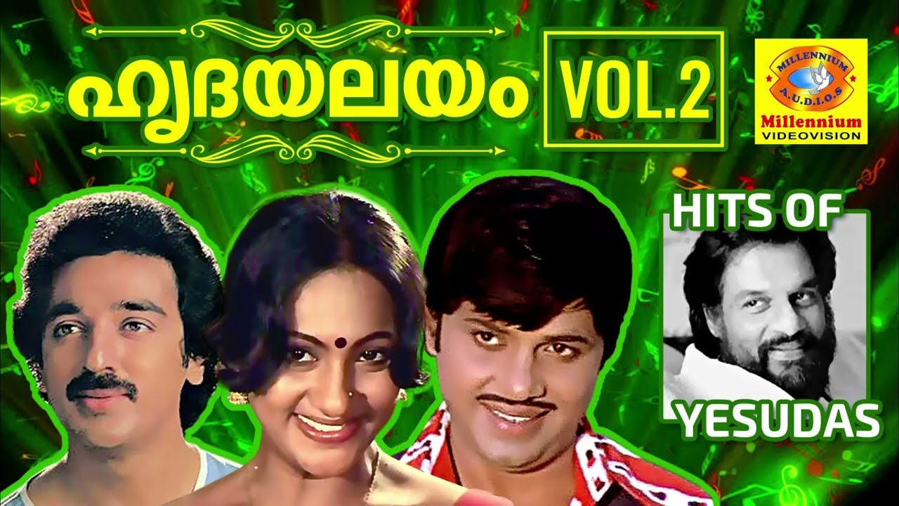 Hrudhayalayam Vol 02  Malayalam Non Stop  Songs  Evergreen Hits   Satheesh Babu  Helna Ajith 