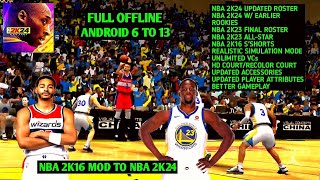 NBA 2K24 ANDROID(NBA 2K16 BASED) JORDAN POOLE'S WIZARDS VS DRAYMOND GREEN'S WARRIORS GAMEPLAY