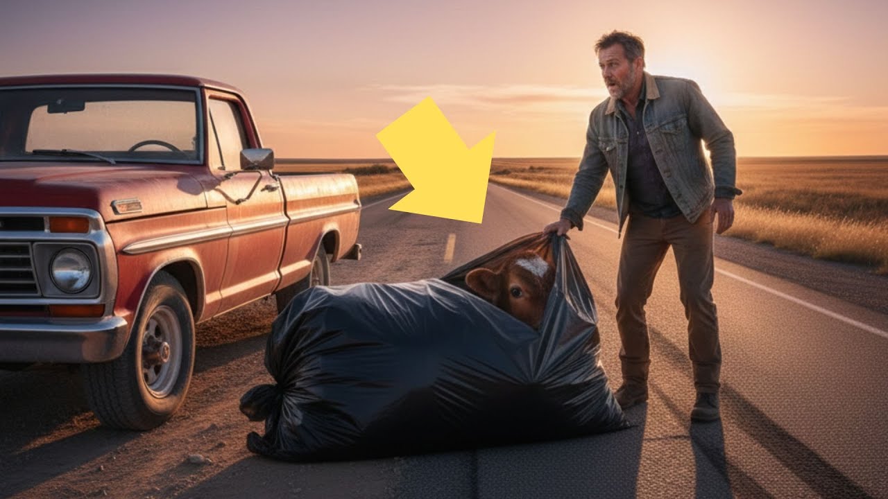 Vi una 'bolsa de basura' en la carretera, hasta que me di cuenta de que estaba respirando...