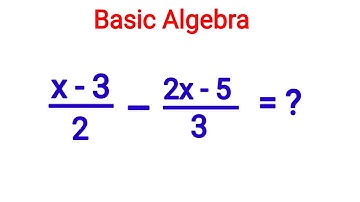 Basic Algebra and Algebraic Manipulation || How to Solve Linear Equations #linearequations #maths