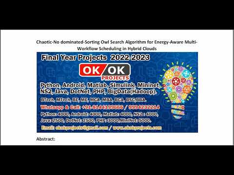 Chaotic Nondominated Sorting Owl Search Algorithm for Energy Aware Multi Workflow Scheduling