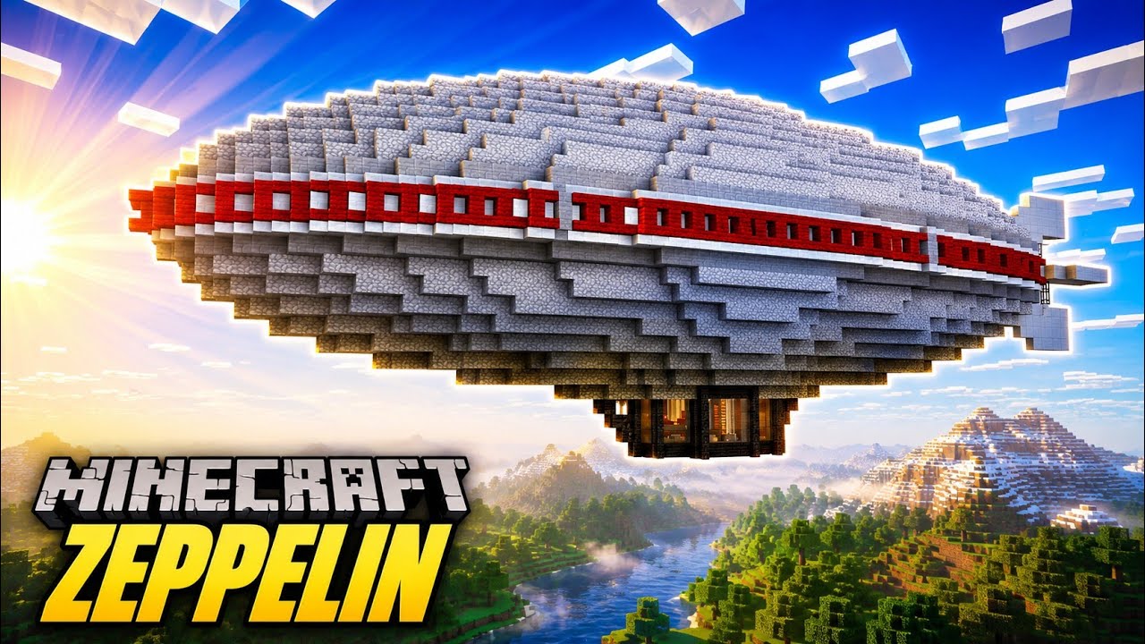 [Minecraft Construindo cidade] Timelapse ZEPPELIN MayCity Ep: #48 - YouTube
