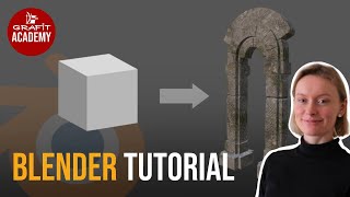 Каменная арка в BLENDER за 30 минут | Видеоурок GRAFIT Academy с Аленой Кузьминых
