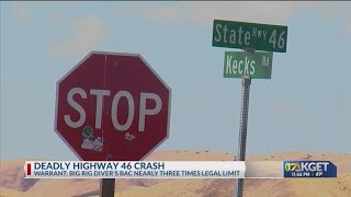 BAC of big rig driver arrested in deadly crash revealed