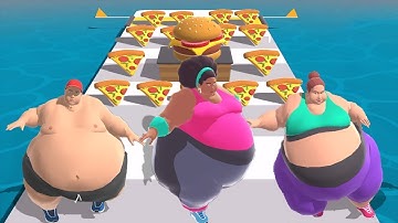 FAT 2 FIT 🍔🥒🍟🥦 Games Mobile All Levels Android,iOS Gameplay New Level 8 ZA55