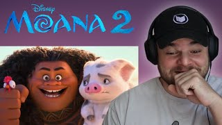 Moana 2 Teaser Trailer REACTION!