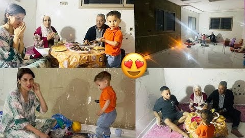 فرحة كبيرة 💃🏻أول ليلة لينا فالدار الجديدة 🏠 الحلم أصبح حقيقة 🥳 مبروك السكنة