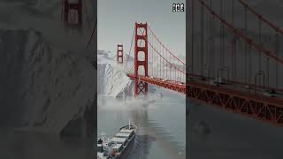 Golden Gate Bridge Secrets: Engineering That Defied Nature! 🌉 #shorts