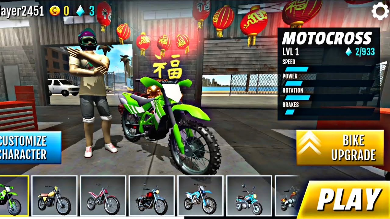 Stunt bike extreme game | #motorbike #games 