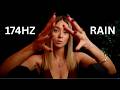 ASMR Hypnotic Hand Movements Healing Relief Rain 174Hz 