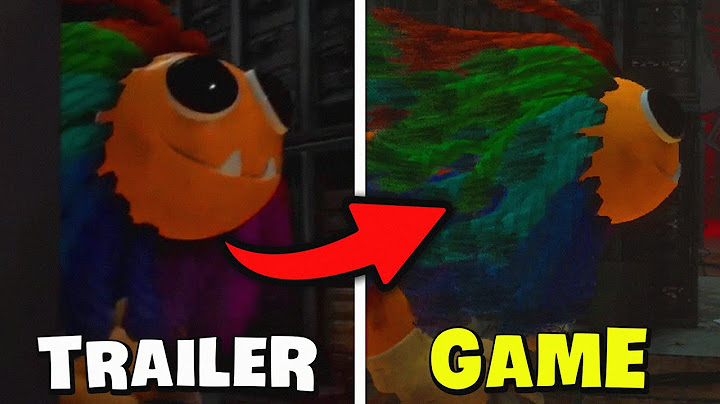 Poppy Playtime: Chapter 4 - Trailer Vs Gameplay