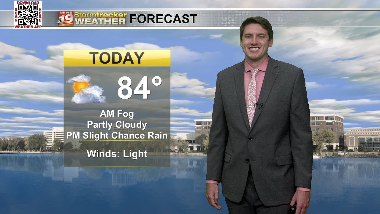 A few rain chances to start the week - YouTube