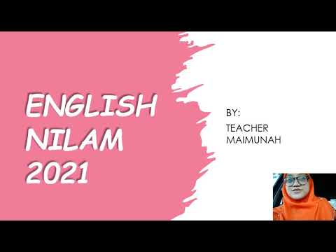 ENGLISH NILAM with TEACHER MAI - YEAR 3 - Lesson #1