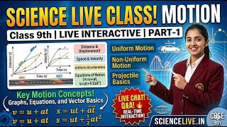 Motion Class 9 Science LIVE CLASS | Full Concept & Formula Revision | LIVE CLASS MOTION 11-04-2026