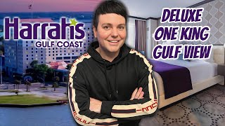 Harrah’s Gulf Coast Deluxe King Room Tour | Gulf View Review (Worth It?)