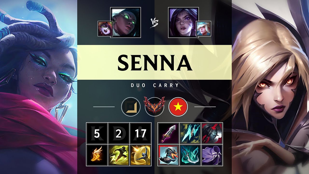 Senna ADC vs Kai'Sa - VN Grandmaster Patch 25.14