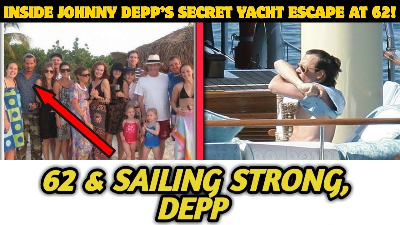 От киноэкрана до открытого моря: плавание в 62 года: роскошный отдых Джонни Деппа на яхте.