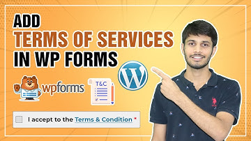 How To Add Terms Of Services In WPForms | WordPress WPForms Tutorial