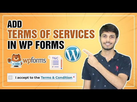 How To Add Terms Of Services In WPForms | WordPress WPForms Tutorial