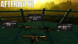 NEW BLACK OUT WEAPONS SHOWCASE (ROBLOX AFTERMATH) Wealth