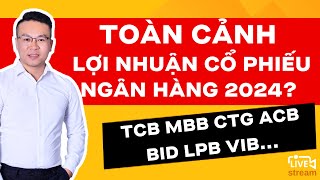 TOÀN CẢNH LỢI NHUẬN NGÀNH NGÂN HÀNG 2024 ( TCB STB MBB ACB CTG VPB LPB TPB...) | ĐẦU TƯ CHỨNG KHOÁN