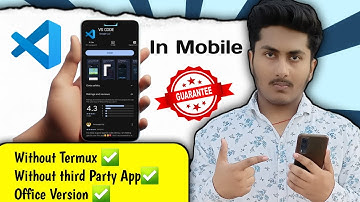 How to Install vs Code In Android Mobile | vs code in Android