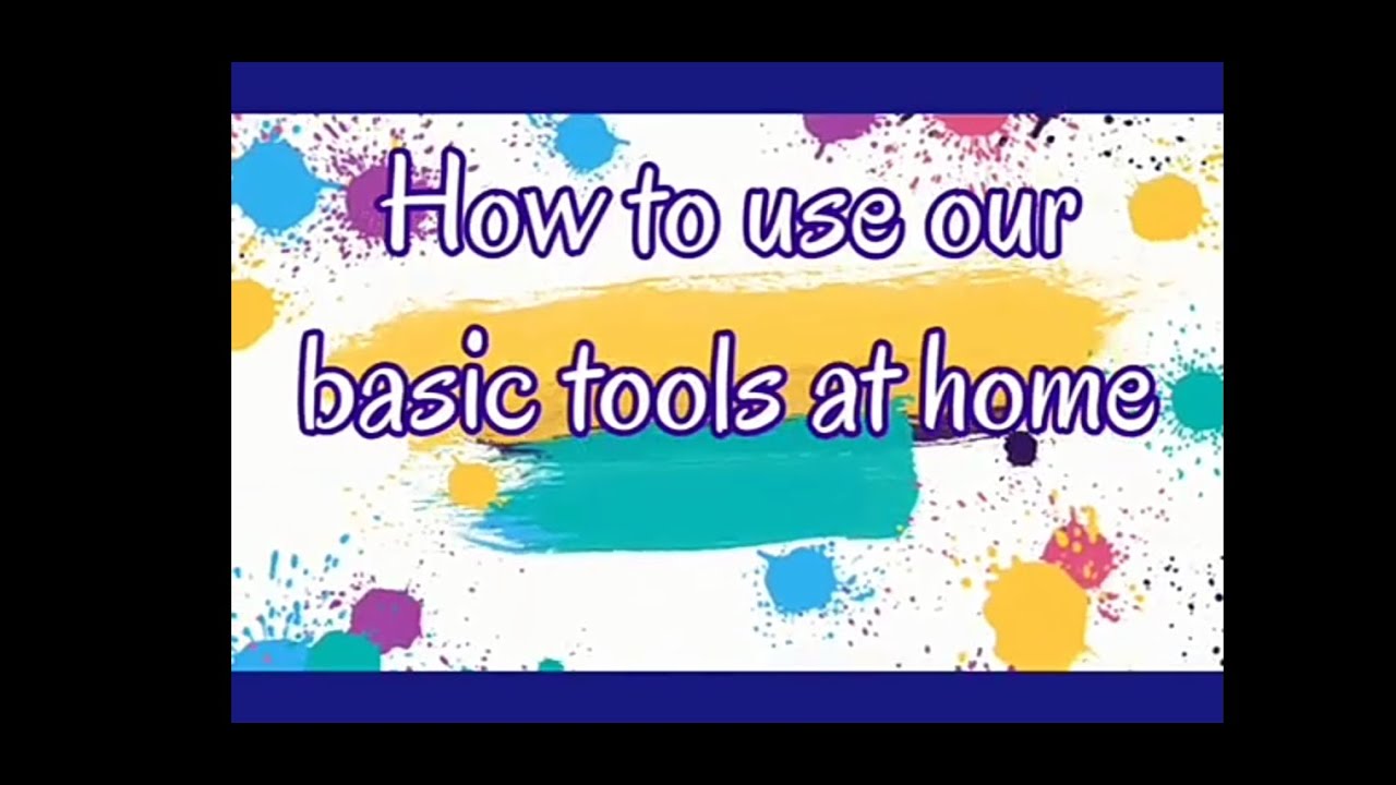 Basic tools at home - YouTube
