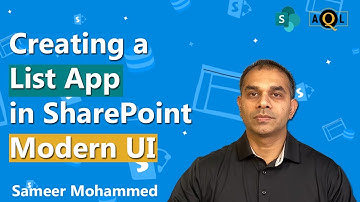 Creating a List App in SharePoint Modern UI | Sameer Mohammed