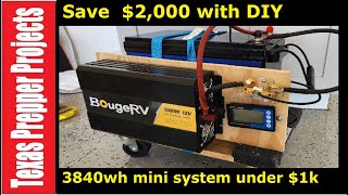3840wh mini system for under $999 In Stock now!| Texas Prepper Projects