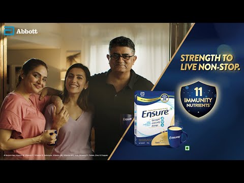 Get Strength to Live Non-Stop with Ensure® #11ImmunityNutrients | Ensure® Immunity TVC | Hindi
