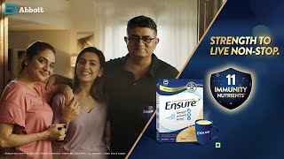 Get Strength to Live Non-Stop with Ensure® #11ImmunityNutrients | Ensure® Immunity TVC | Hindi