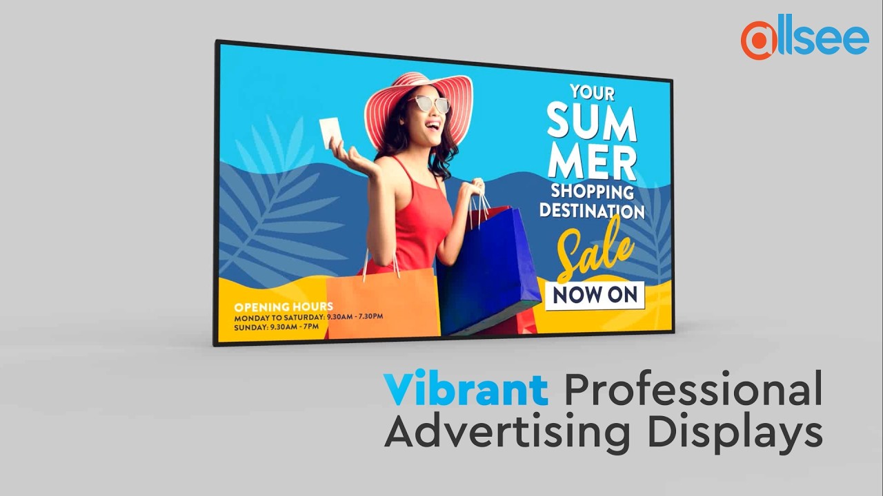 Vibrant Professional Advertising Displays (32