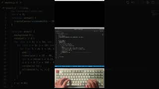 ASMR Programming | How to create 3D circle smoke using JavaScript #asmrprogramming
