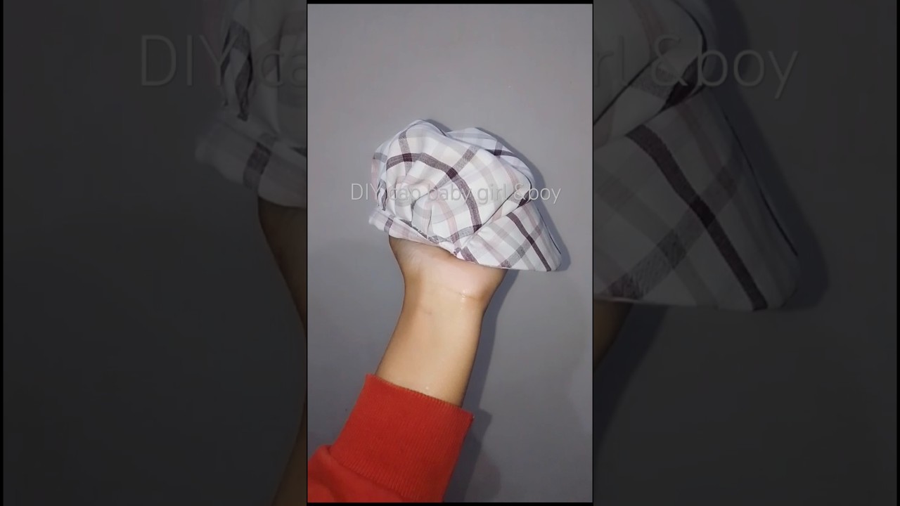 DIY baby girl & boy cap ... very simple & easy to sew ...